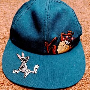 Vintage Warner Bros Taz & Bugs Bunny 🐰 Adjustable Kids Cap